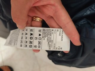 Smanicato Benetton bambina blu