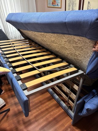 Sofá Cama Azul 1.90m x 1.40m