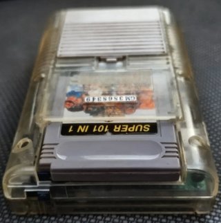 Nintendo Game Boy originale trasparente +cartuccia