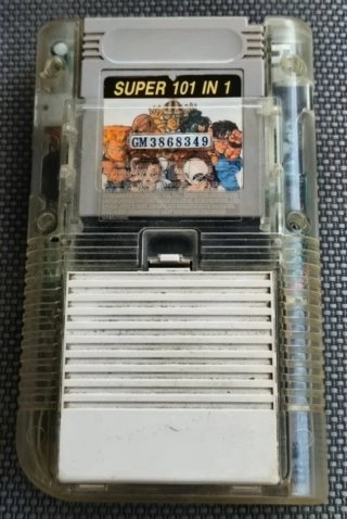 Nintendo Game Boy originale trasparente +cartuccia