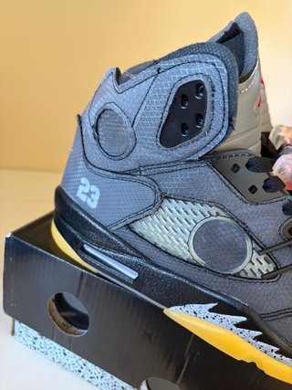 Jordan 5 retro muslin x off white