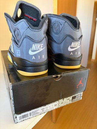 Jordan 5 retro muslin x off white