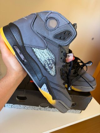 Jordan 5 retro muslin x off white