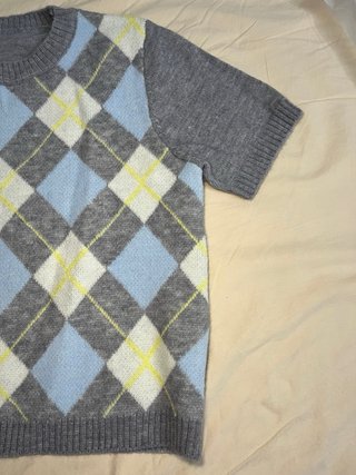 Camiseta tejido argyle
