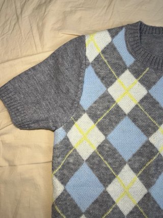 Camiseta tejido argyle