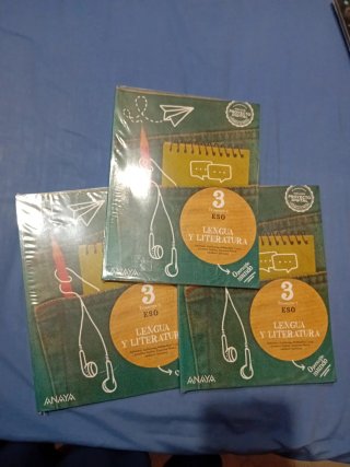 Libros Lengua y Literatura 3 eso