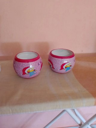 Taza cerámica Simpsons Navidad (2 unidades)