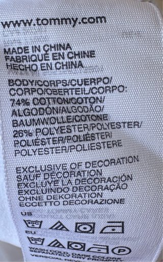 Pantalón corto blanco Tommy Hilfiger Talla S