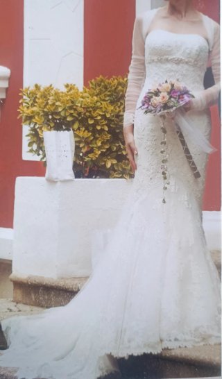 Vestido de Novia Blanco Encaje