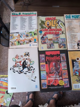 tebeos comics Mortadelo y Filemon, ZipiZape..