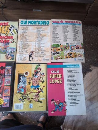 tebeos comics Mortadelo y Filemon, ZipiZape..