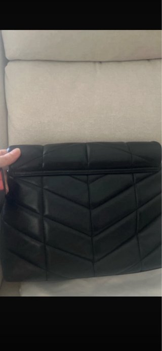 Bolso negro Scalpers acolchado calavera