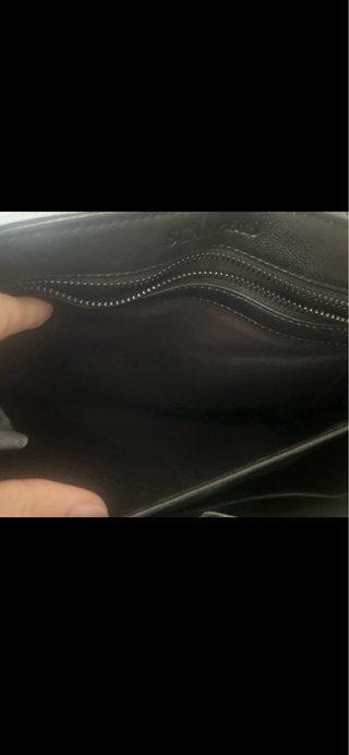 Bolso negro Scalpers acolchado calavera