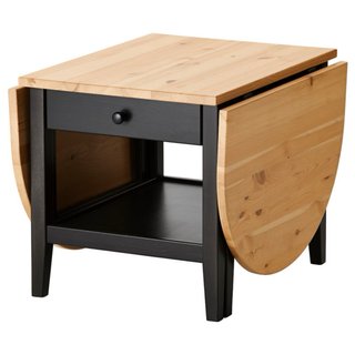 Mesa Centro Ikea Arkelstorp Negra/Madera
