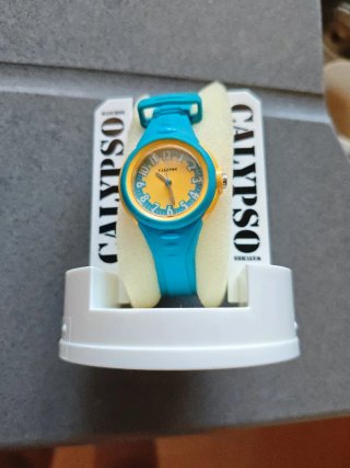 Reloj Calypso Infantil Azul y Amarillo