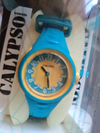 Reloj Calypso Infantil Azul y Amarillo