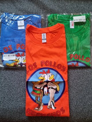 3 Camisetas Breaking Bad  talla M