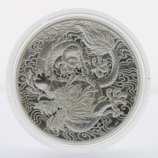 Moneda Plata 2oz Perth Mint Mitos Leyendas Dragón