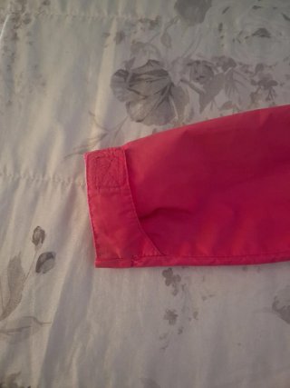 Giacca bambina rosa con cappuccio