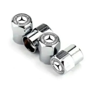 Mercedes 4 Tapones Valvula para Neumaticos Llantas