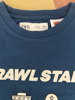 Camiseta Zara Niños Brawl Stars Talla 11-12