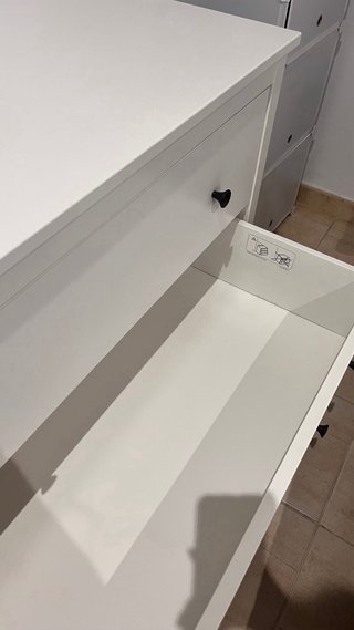 Cómoda IKEA HEMNES Blanca 3 Cajones 108cm