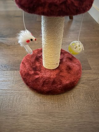 Arranhador para Gatos 2 em 1 com Bola e Rato