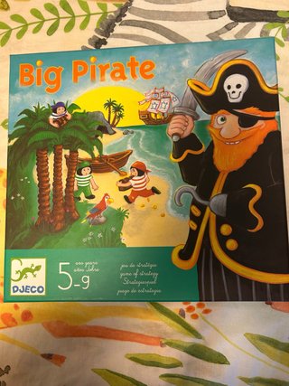 Juego de mesa Big Pirate Djeco 5-9 años