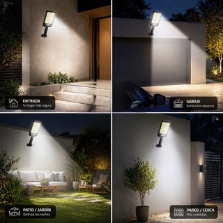 ¡OFERTA! 2 Farolas Solares LED con Mando