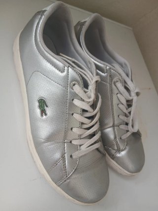 Zapatillas Lacoste Plata Mujer Talla 38