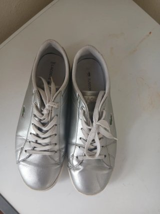 Zapatillas Lacoste Plata Mujer Talla 38