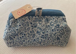 Bolso clutch/neceser artesanal floral
