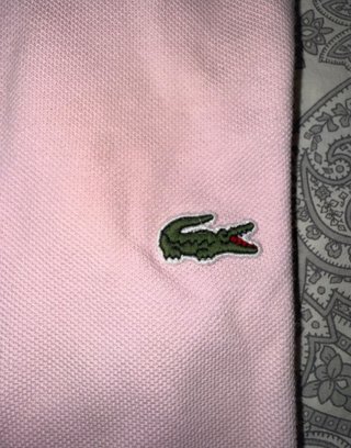 Polo Lacoste Rosa Talla M