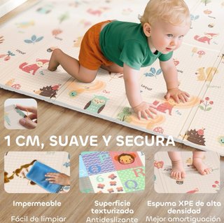 Alfombra infantil educativa ABC animales