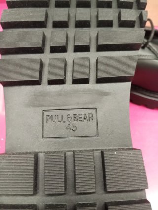 Zapatos de cordones Pull & Bear negros
