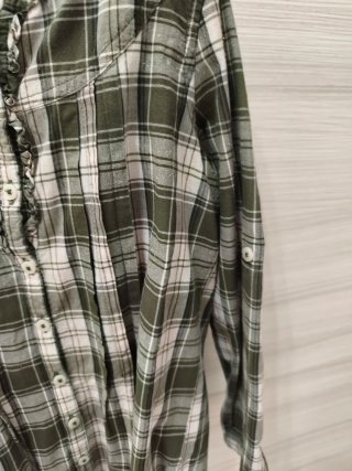 Camicia Benetton quadri bimba
