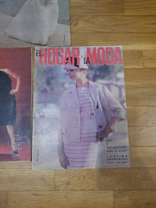 Lote revistas vintage "El Hogar y la moda"1965