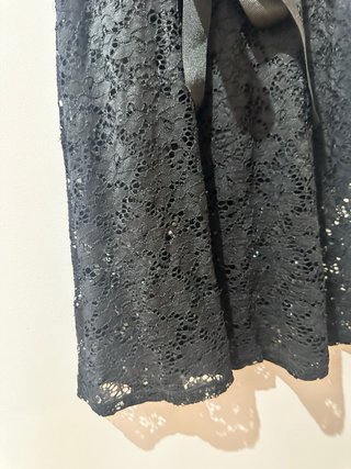 Vestido negro encaje Morgan talla S
