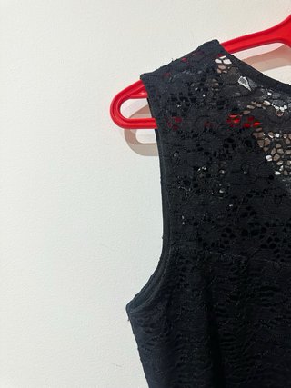 Vestido negro encaje Morgan talla S
