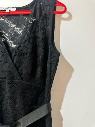 Vestido negro encaje Morgan talla S