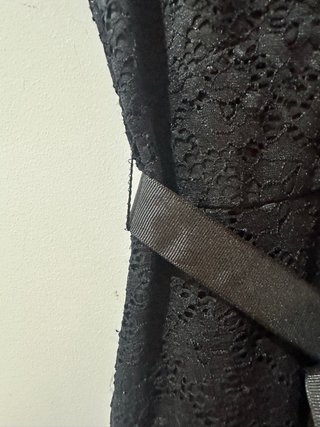 Vestido negro encaje Morgan talla S