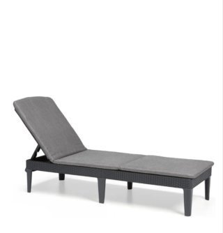 Tumbona de Jardín Plegable con cojín para exterior