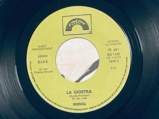 Rimmel - Angelo di Seta 45 Giri Vinile