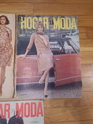 Lote revistas vintage "El hogar y la moda" años 60