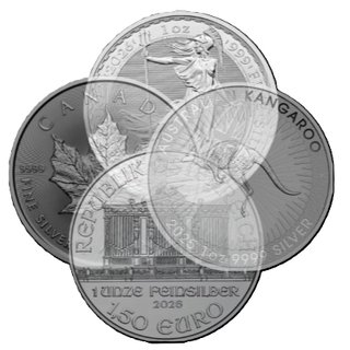 1 Onza de Plata .999 – Diseño Aleatorio Inversion