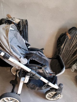 Cochecito bebé completo gris