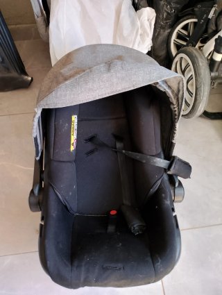 Cochecito bebé completo gris