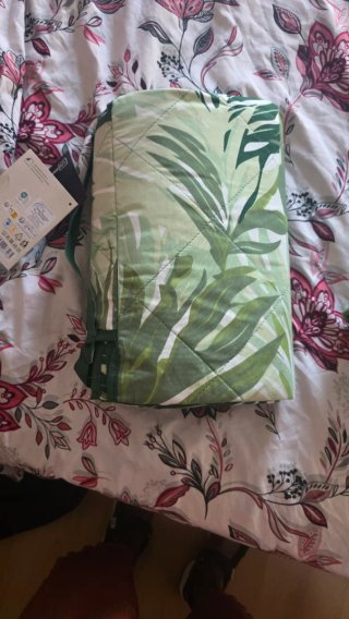 Manta de picnic con estampado tropical 127x168