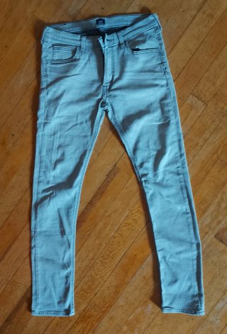 Pantalon  Levi'S azul slim y vaquero gris Lee