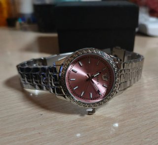 Reloj Rosa y Plateado